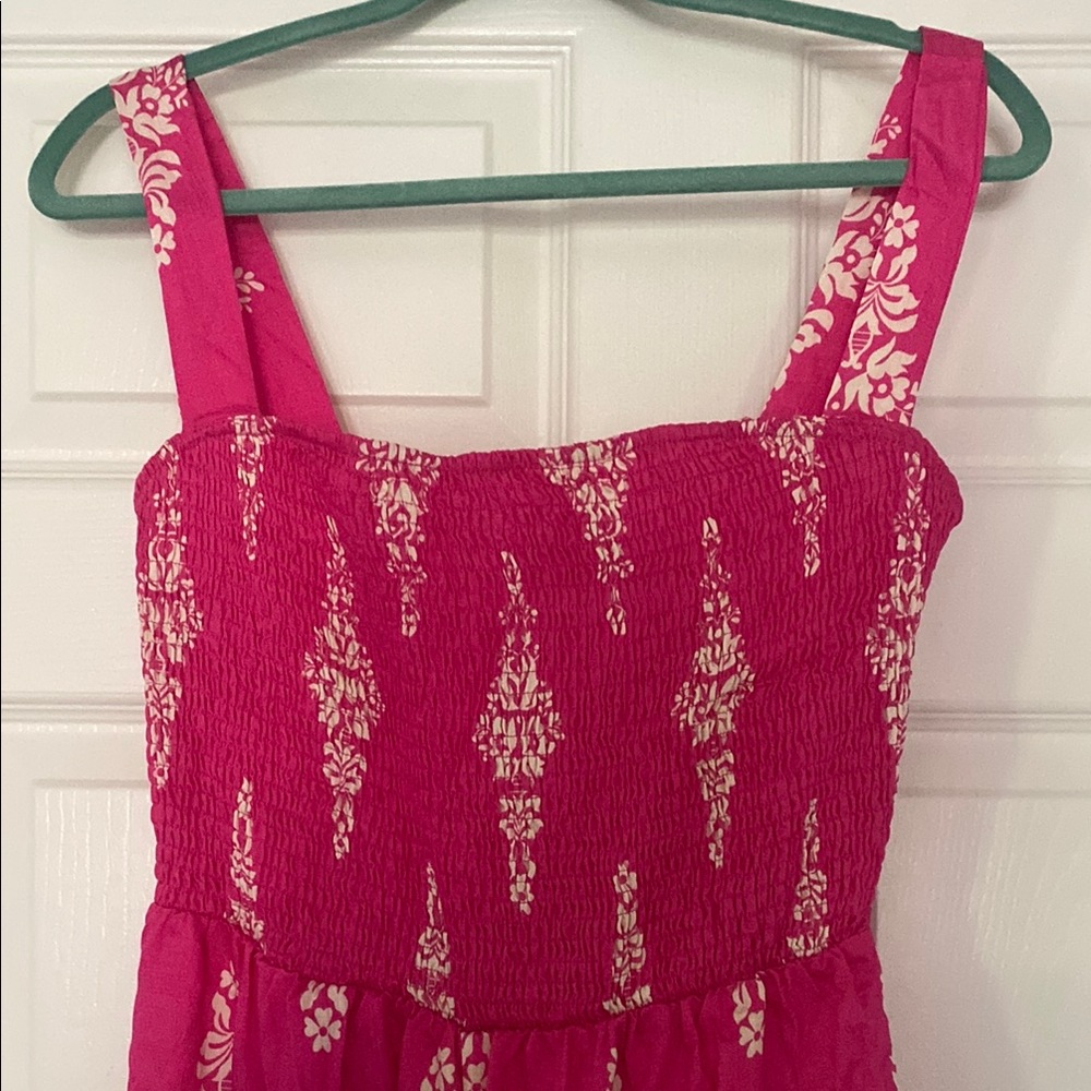 Pink Patterned Jumpsuit - Picture 2 of 5